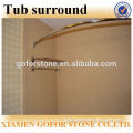Granite tub surround,culture marble tub surround,solid surface tub surround